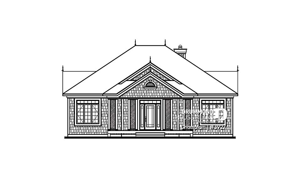 front elevation - Champlain