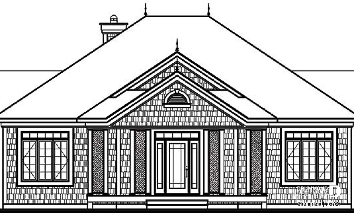 front elevation - Champlain