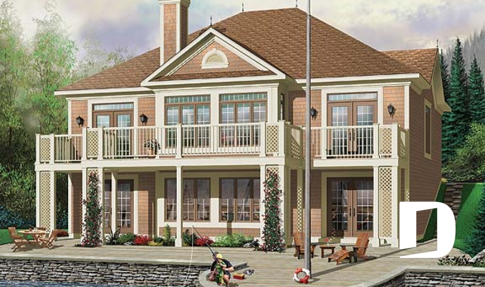 Rear view - BASE MODEL -  - Champlain