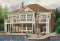 Rear view - BASE MODEL - Great Country Lake cottage, 9' ceiling, open floor plan, large kitchen island, unfinished walkout basement - Champlain