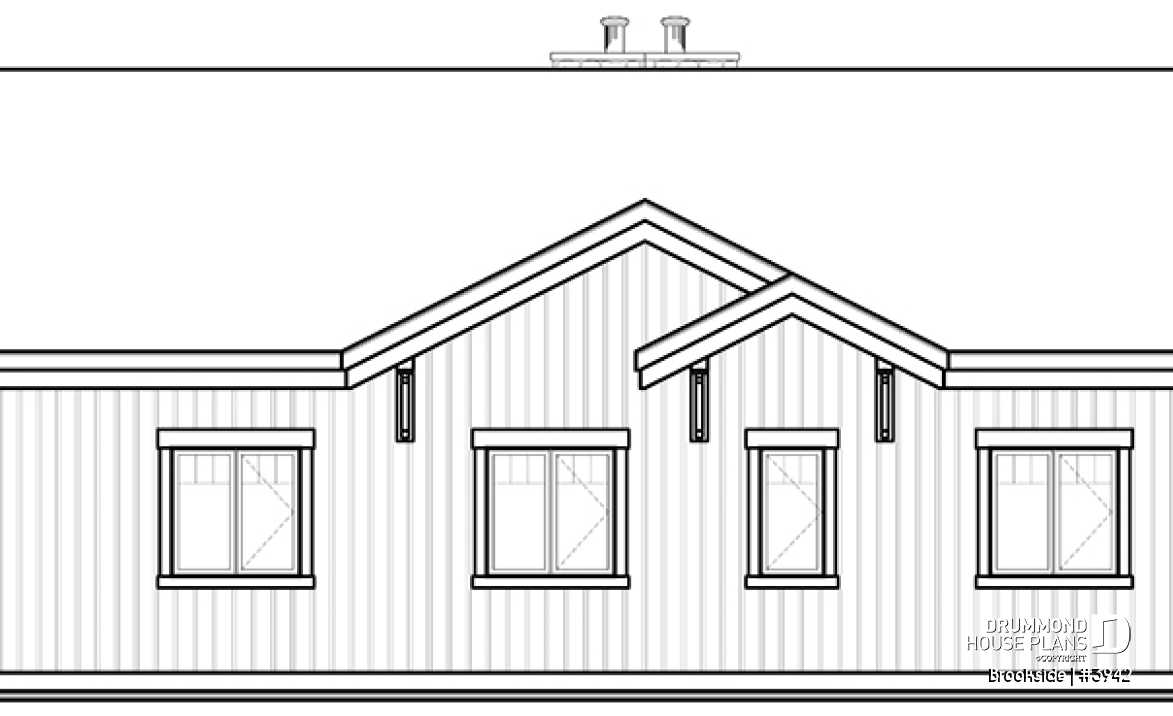 front elevation - Brookside