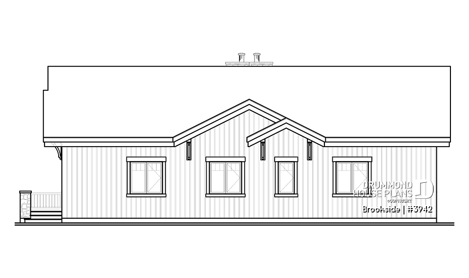 front elevation - Brookside