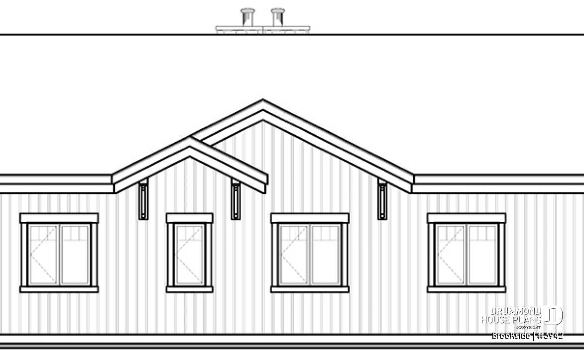 front elevation - Brookside