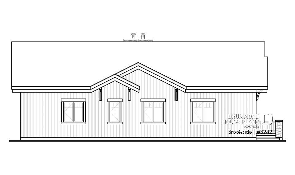front elevation - Brookside