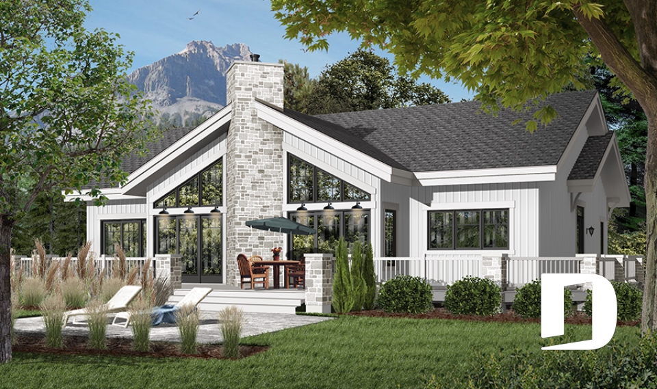 Rear view - BASE MODEL -  - Brookside