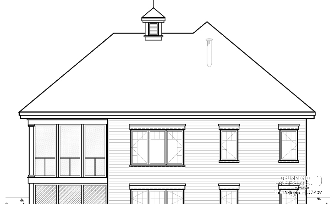 rear elevation - The Gallagher