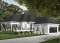 front - BASE MODEL - Superb country cottage house plan, 2 bedrooms, 2 bathrooms, 2-car garage, screened-in porch - The Gallagher 2
