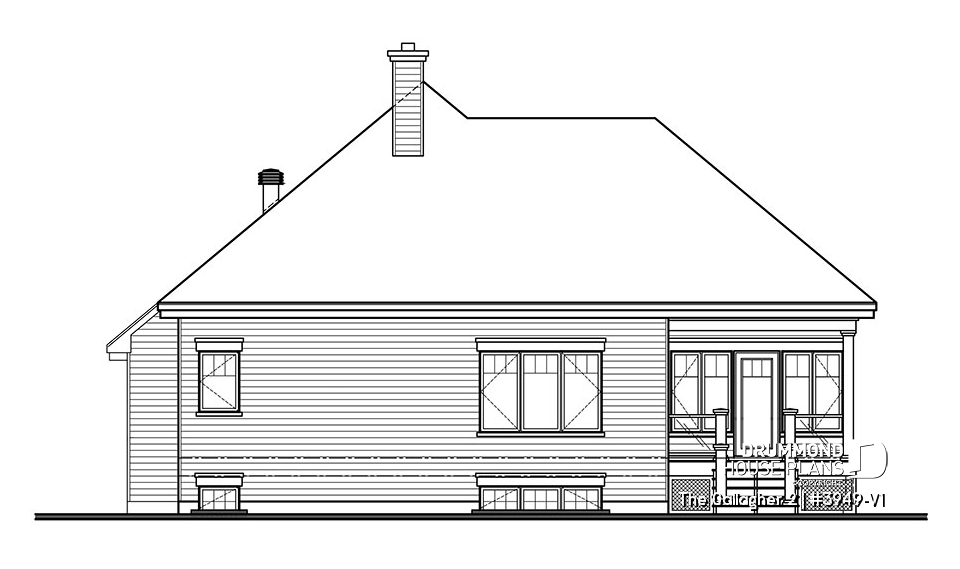 Rear view - BASE MODEL - The Gallagher 2