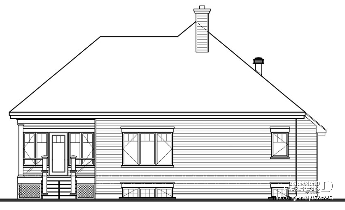 Rear view - BASE MODEL - The Gallagher 2