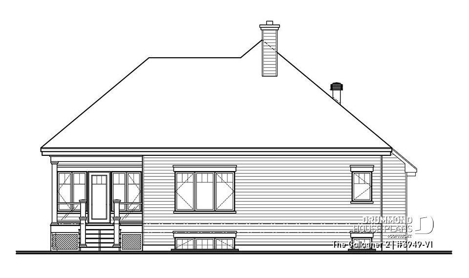 Rear view - BASE MODEL - The Gallagher 2