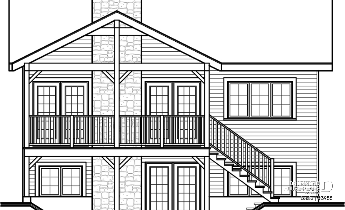 rear elevation - Leslie