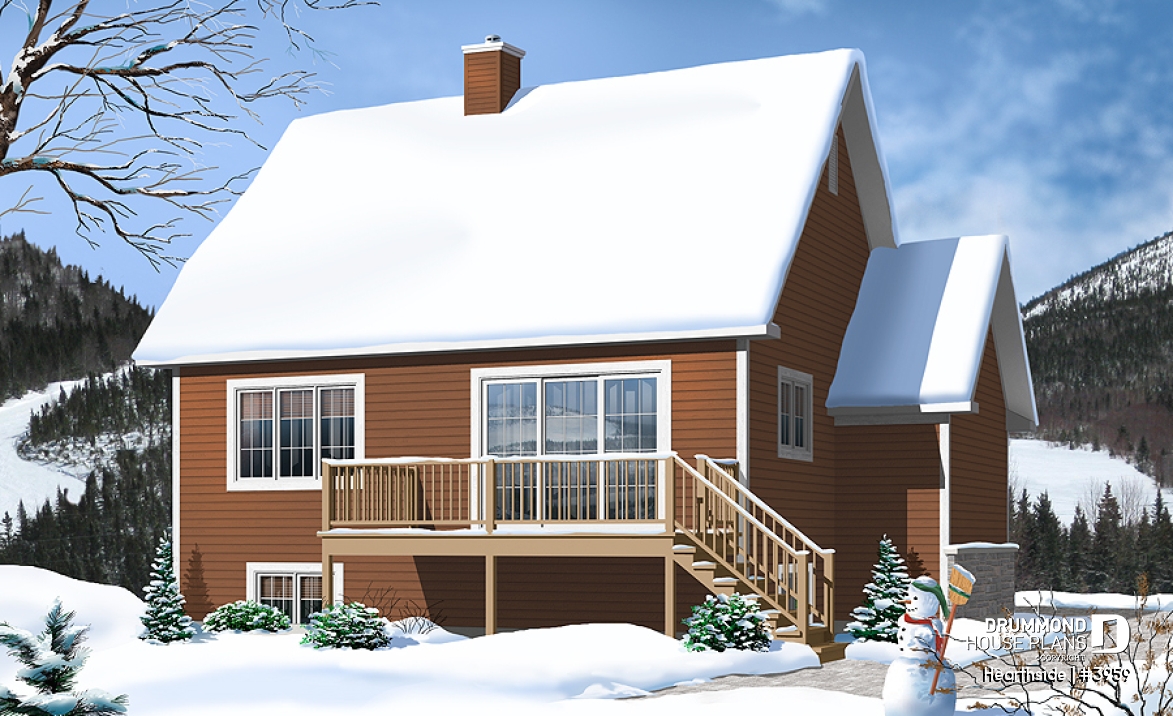 Rear view - BASE MODEL - Hearthside