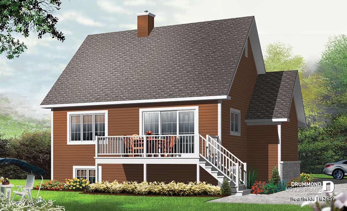 Rear view - BASE MODEL - Hearthside