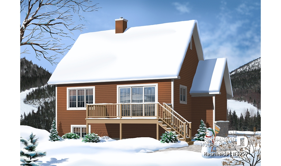 Rear view - BASE MODEL - Hearthside