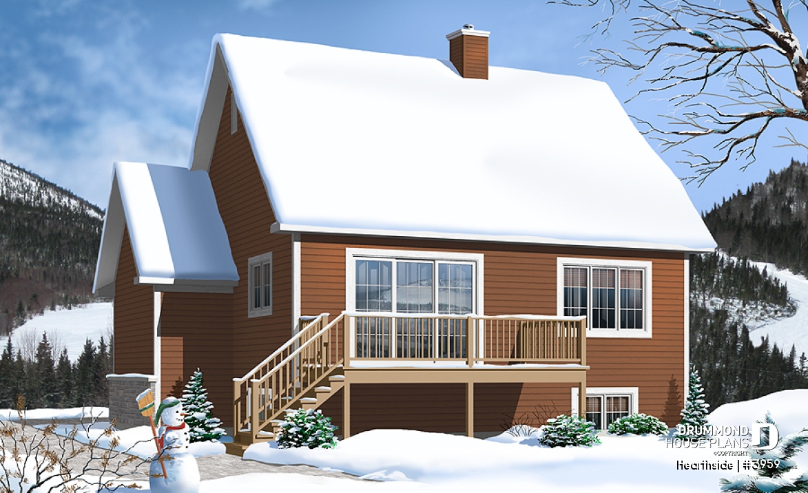 Rear view - BASE MODEL - Hearthside