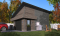 front - BASE MODEL - One-car garage plan, perfect match for modern, contemporary or rustic style home design, 9' ceiling - Chandler