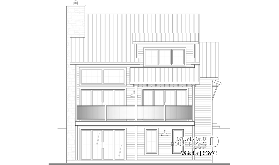 Rear view - BASE MODEL - Whistler