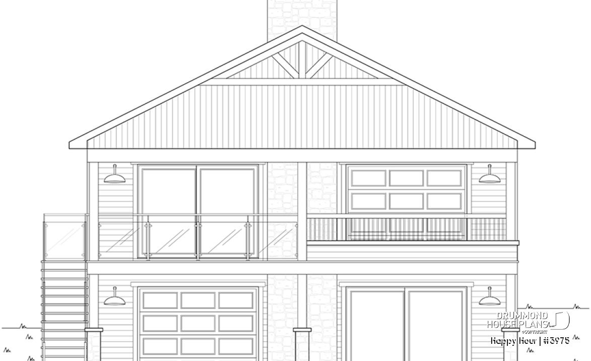 rear elevation - Happy Hour
