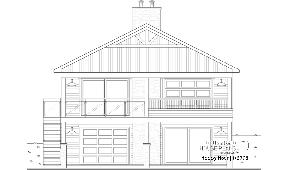 rear elevation - Happy Hour