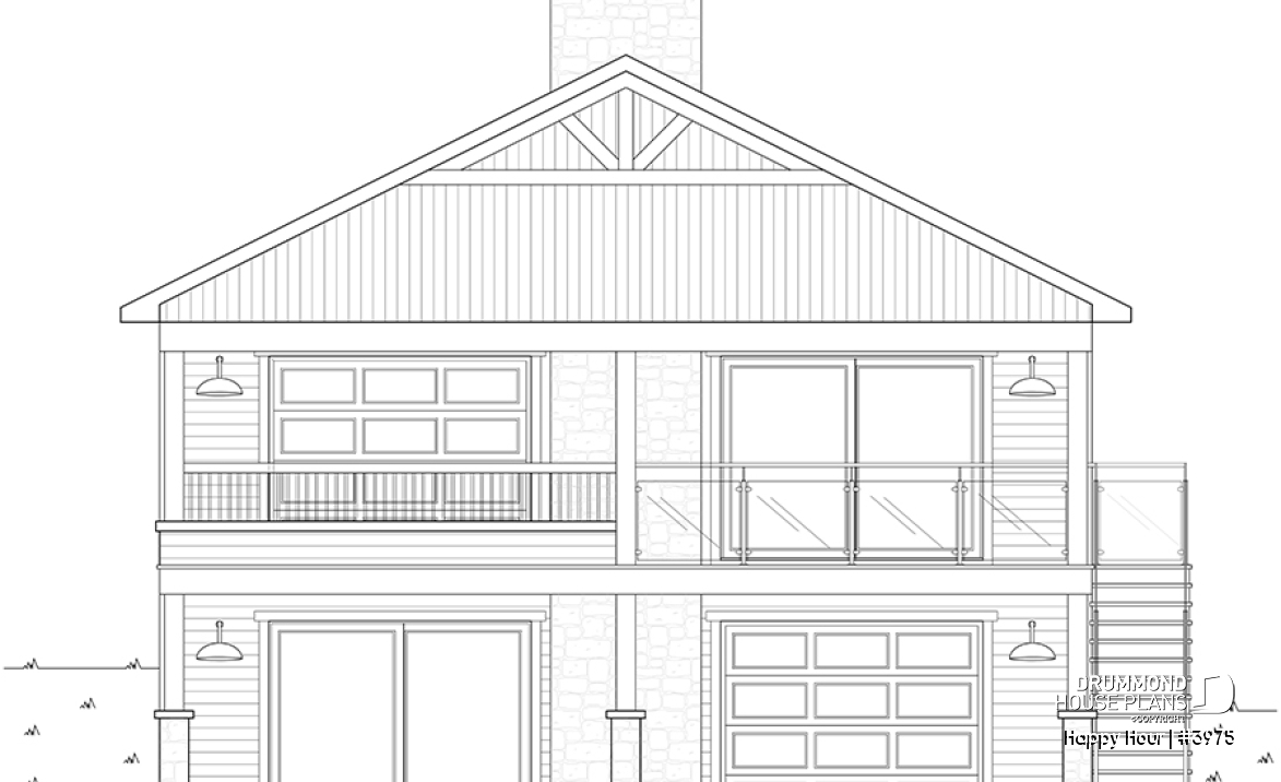 rear elevation - Happy Hour