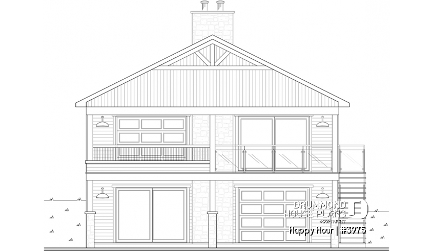 rear elevation - Happy Hour