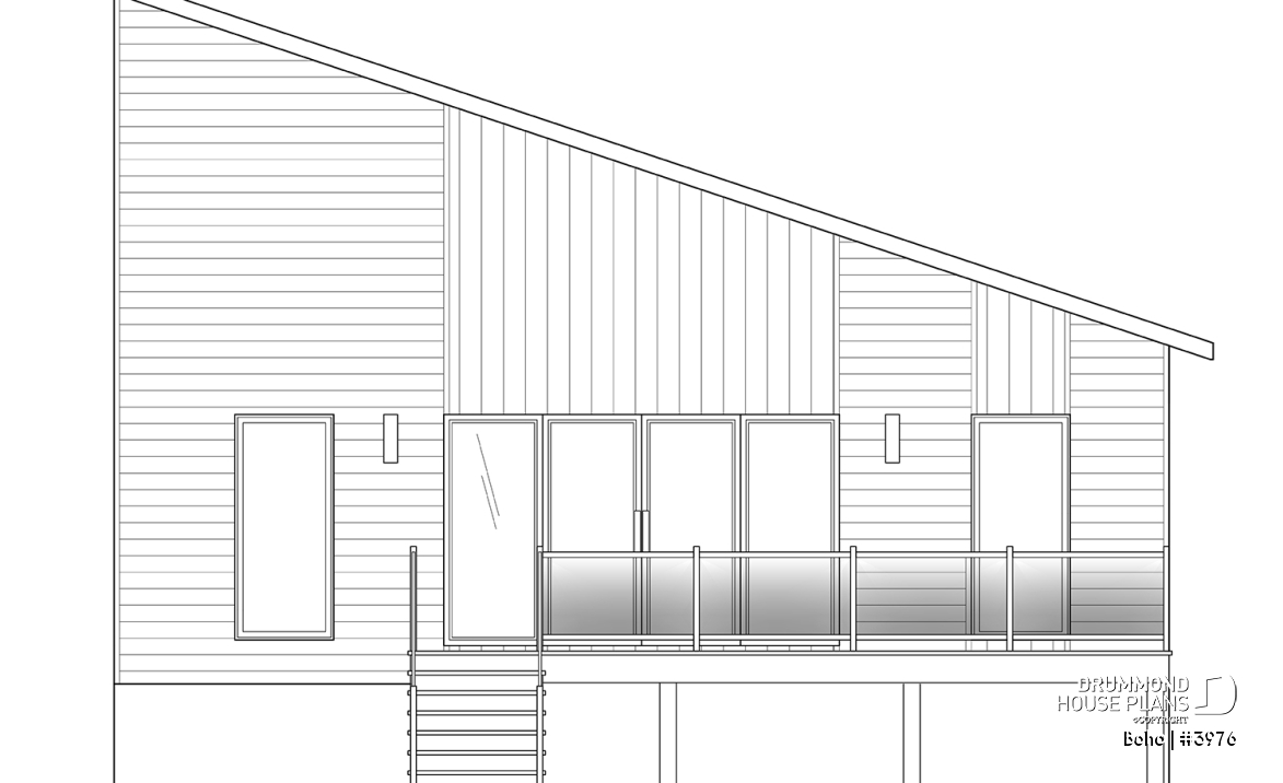 rear elevation - Boho