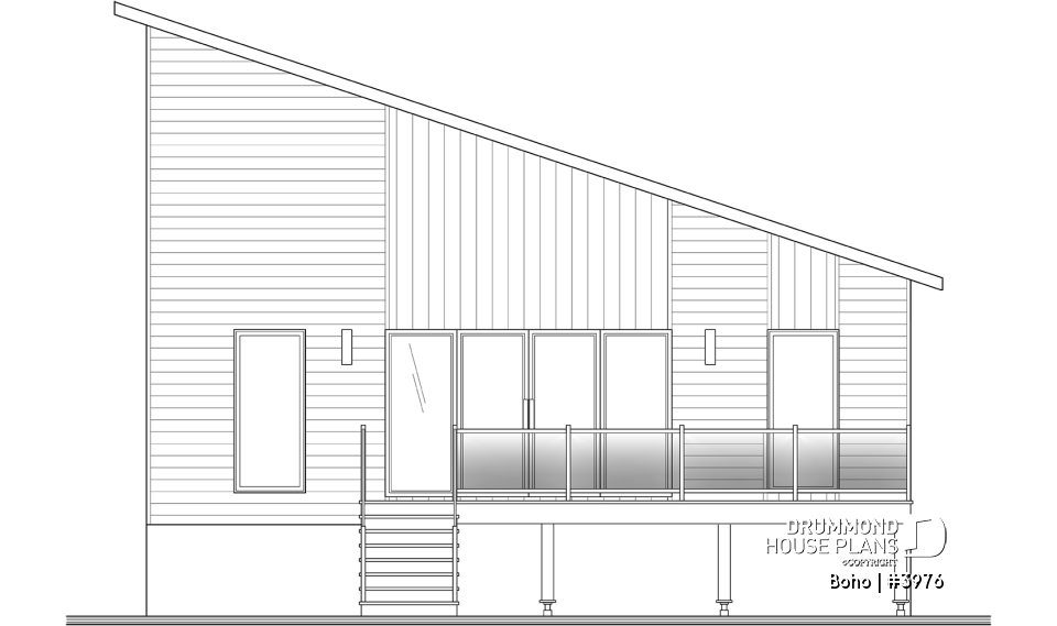 rear elevation - Boho