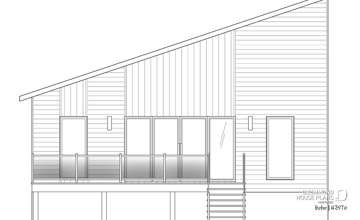 rear elevation - Boho