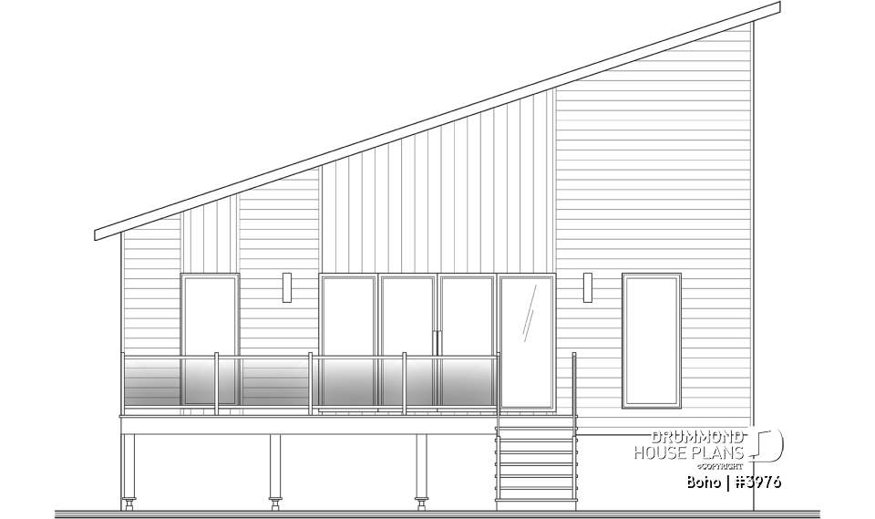 rear elevation - Boho