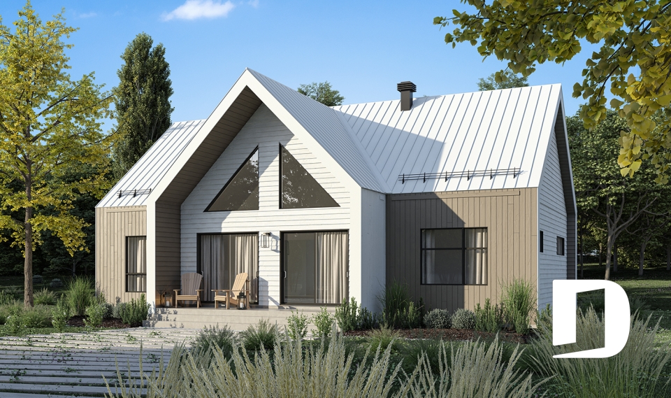 Rear view - BASE MODEL -  - Nordic Haven