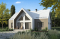Rear view - BASE MODEL - Scandinavian House Design Nordic Haven – 1,329 Sq.Ft., Open Living, Cathedral Ceilings, Covered Deck - Nordic Haven