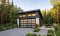 front - BASE MODEL - Modern Two-Car Shed Roof Garage Plan with Abundant Natural Light - Urban Nature 3