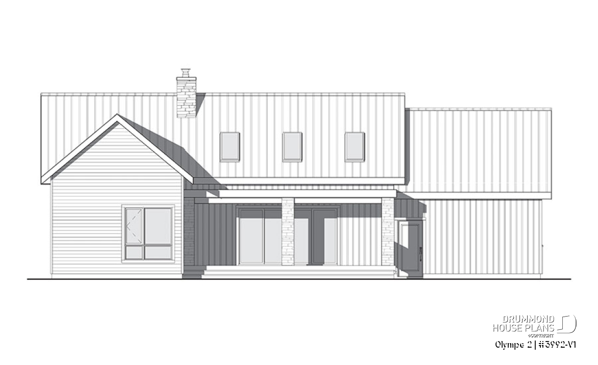rear elevation -  Olympe 2