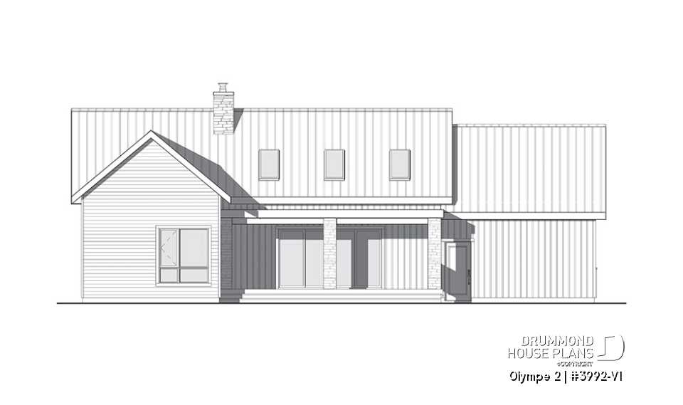 rear elevation -  Olympe 2