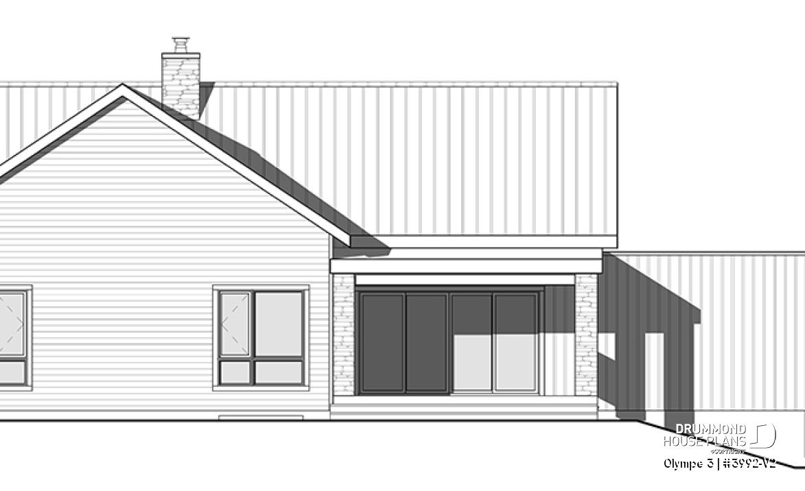 rear elevation - Olympe 3