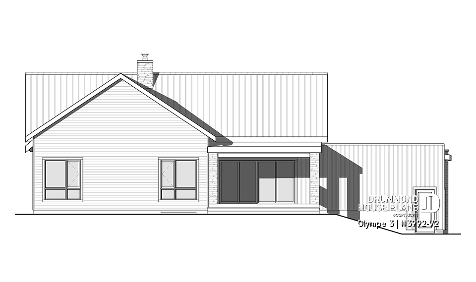 rear elevation - Olympe 3