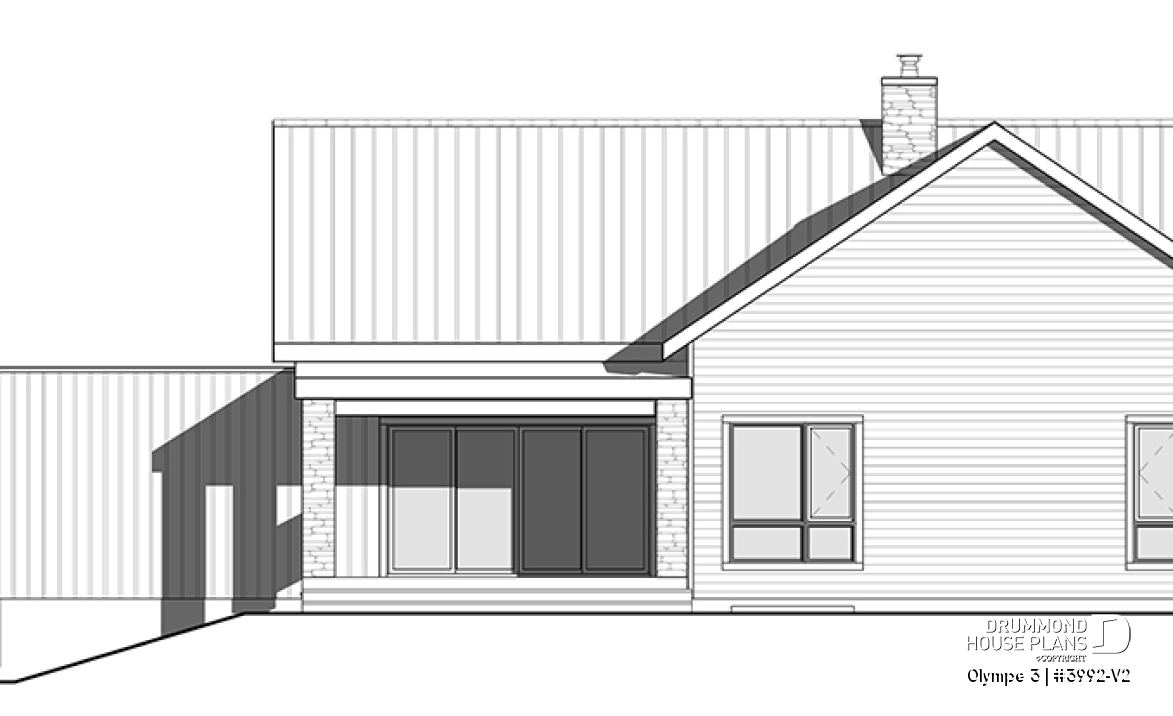rear elevation - Olympe 3