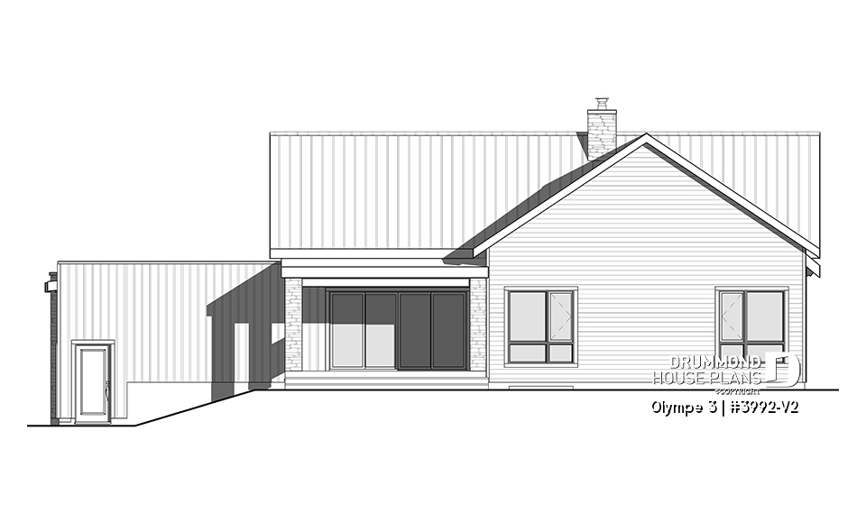 rear elevation - Olympe 3