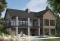 Rear view - BASE MODEL - Country-Style Chalet Plan – Walk-Out Basement, 3 Bedrooms, 2 Terraces and Central Fireplace - Olympe 4