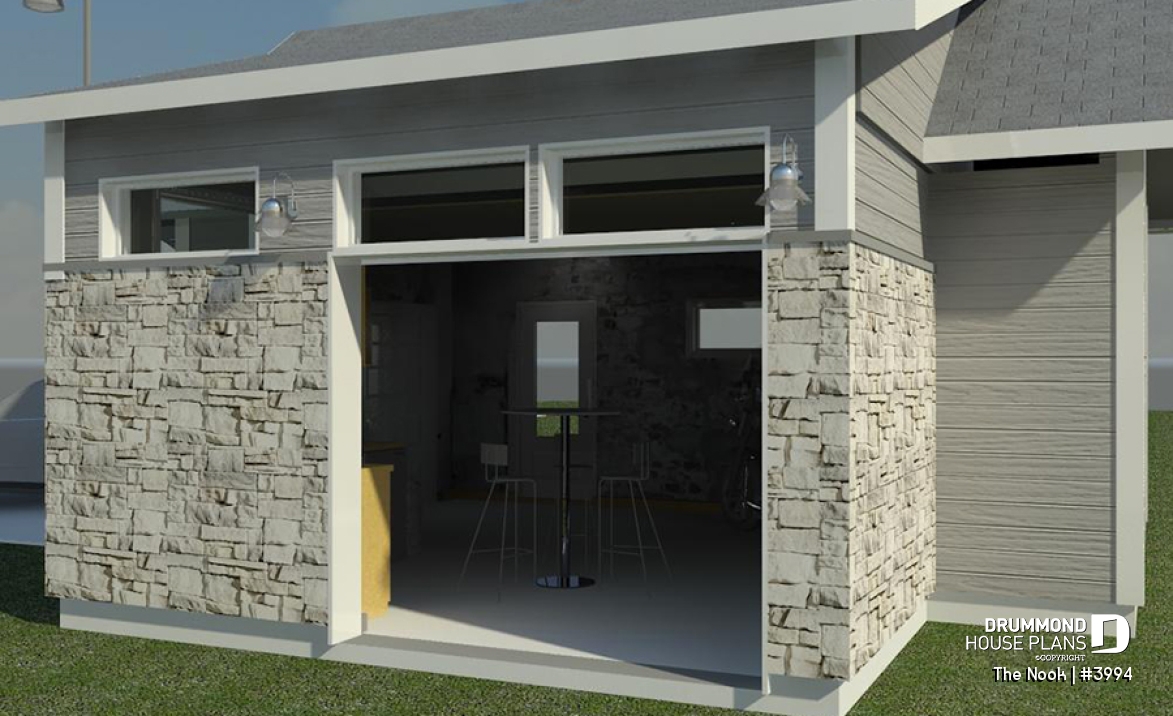 rear elevation - The Nook
