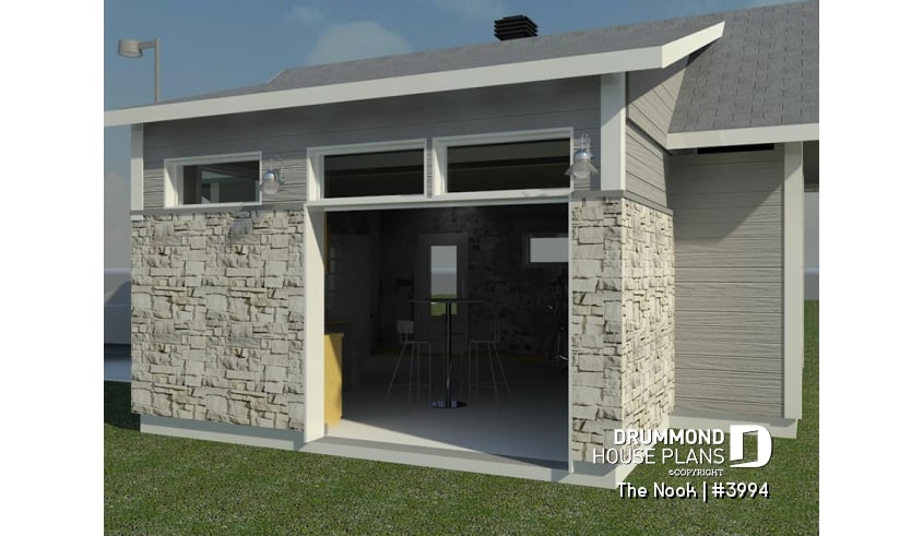 rear elevation - The Nook