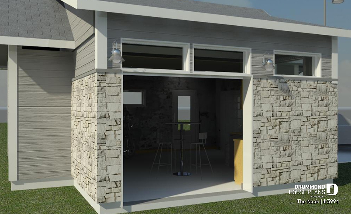rear elevation - The Nook