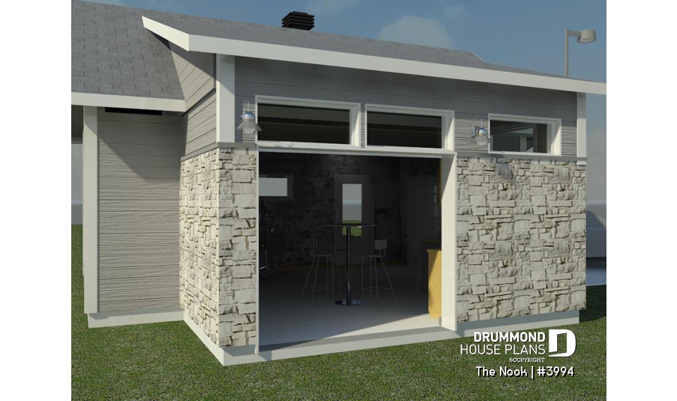 rear elevation - The Nook