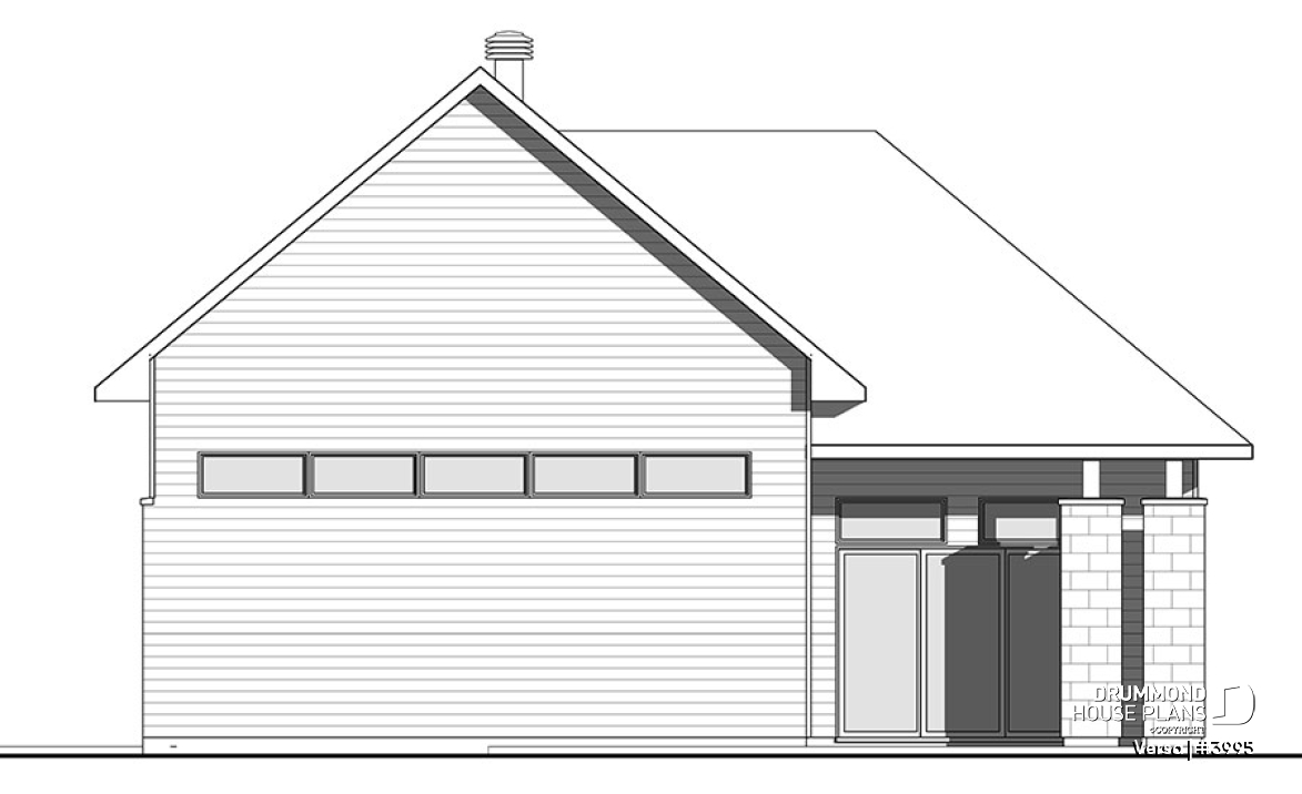 rear elevation - Versa
