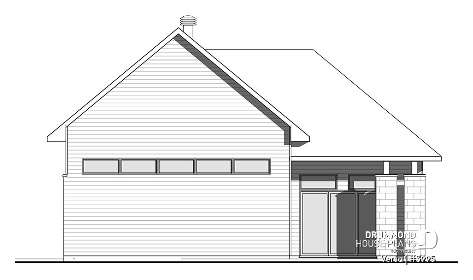 rear elevation - Versa