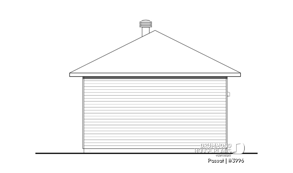 rear elevation - Passat
