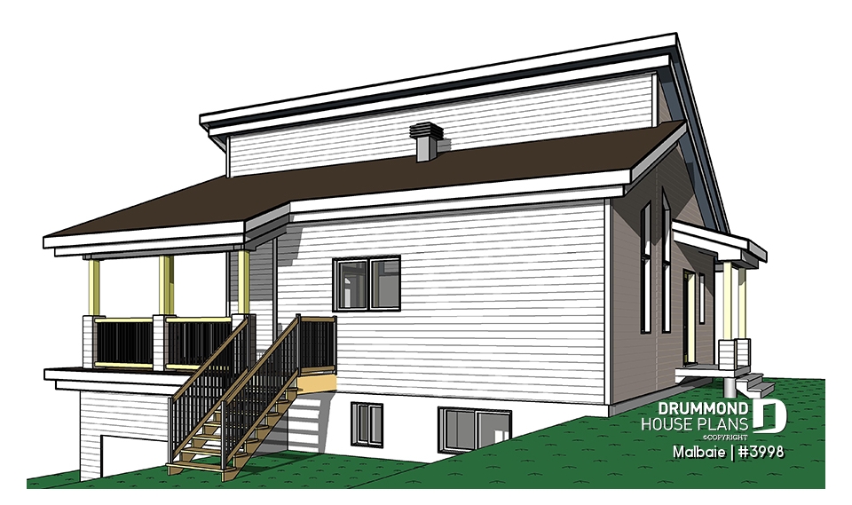Left elevation - Malbaie