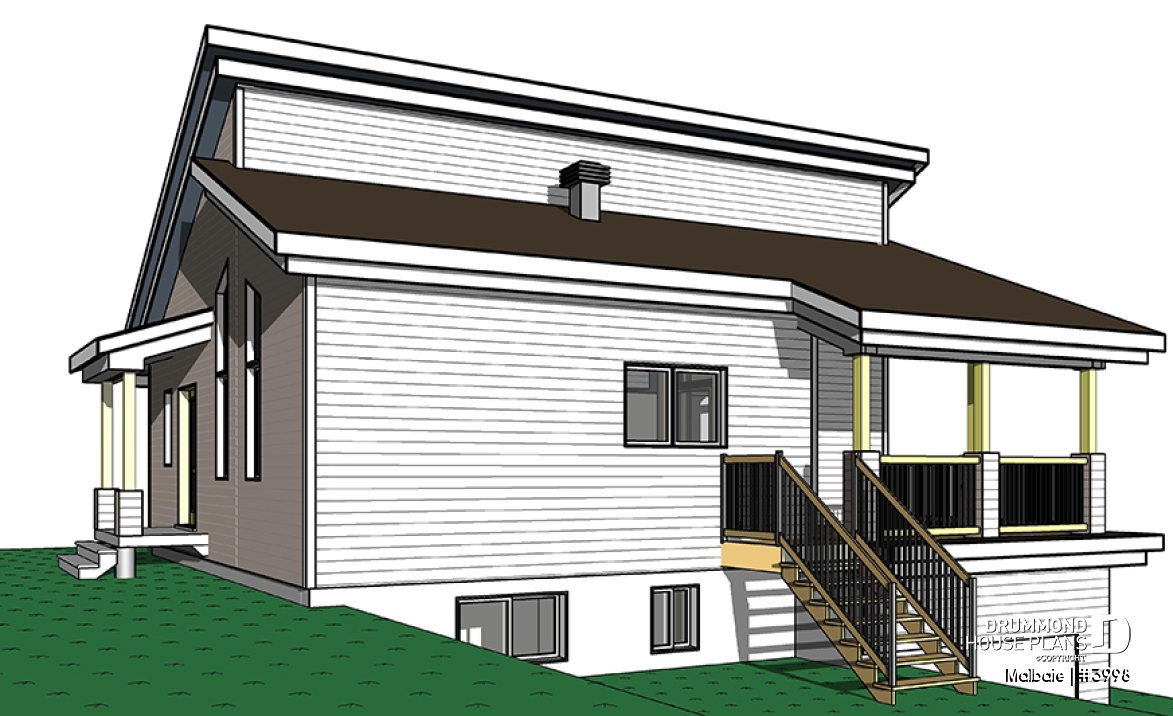 Left elevation - Malbaie