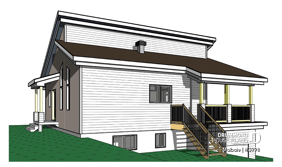 Left elevation - Malbaie