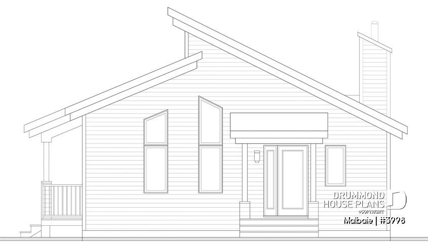 rear elevation - Malbaie